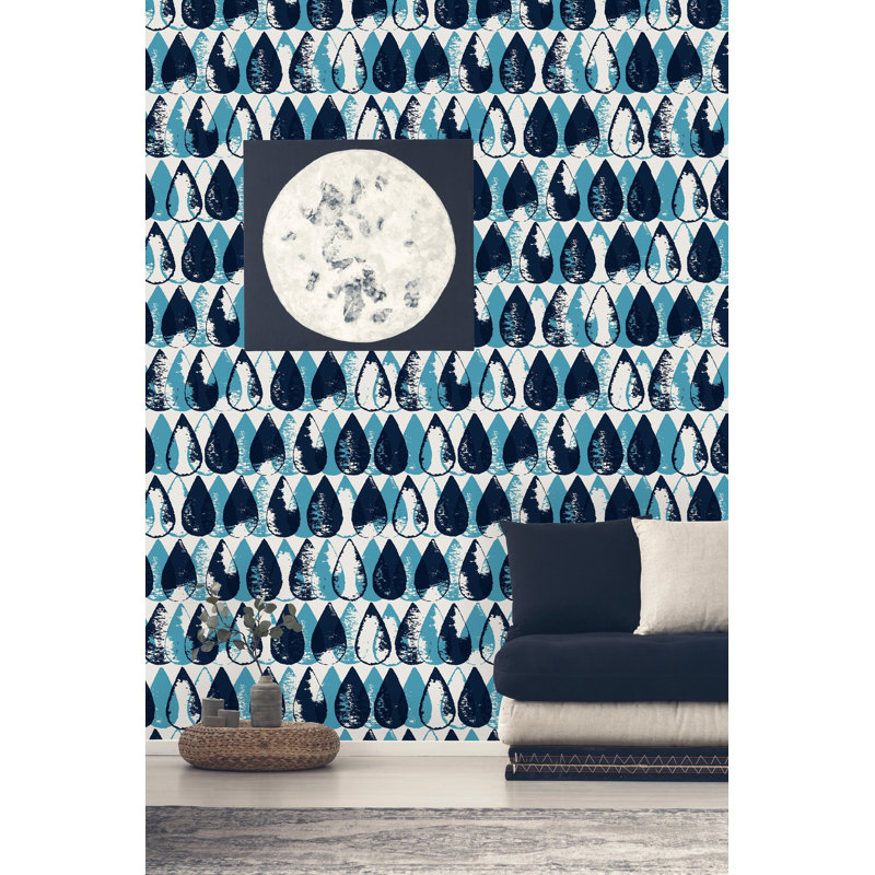 UniQstiQ Grunge Water Drops Paintable Wall Mural | Wayfair